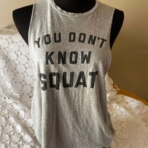 Women’s workout tank top size L